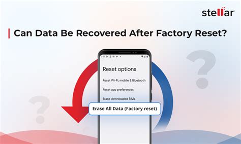 can data be recovered after a factory reset android