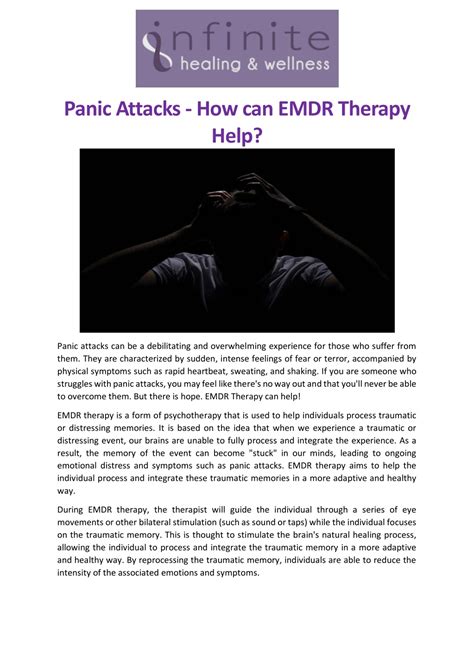 can emdr help with panic attacks