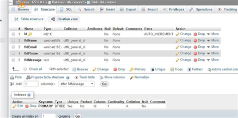 can html connect to database