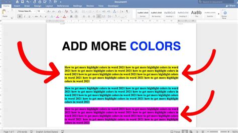 can i change highlight color in word