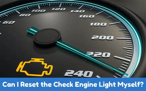 can i clear check engine light myself