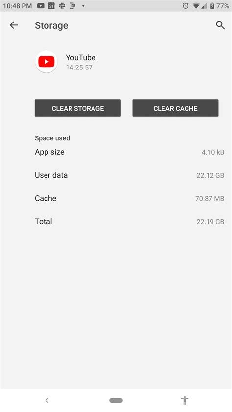 can i clear youtube cache