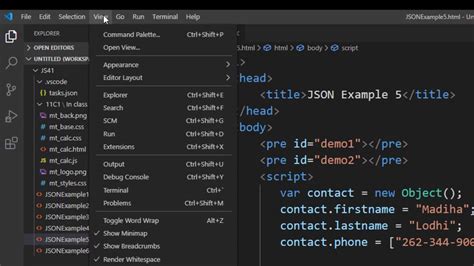 can i code html in visual studio