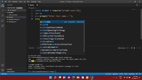 can i code javascript in visual studio