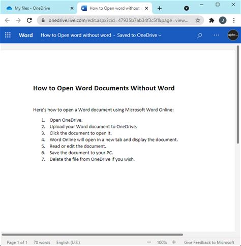 can i create a document without word