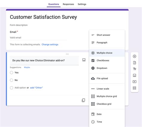 can i create a survey in google forms