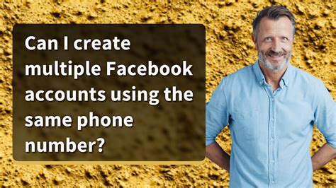 can i create multiple facebook accounts with one phone number
