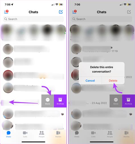 can i delete a conversation on messenger for both sides