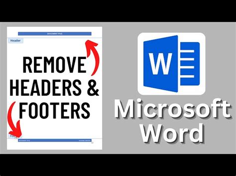 can i delete a header in word