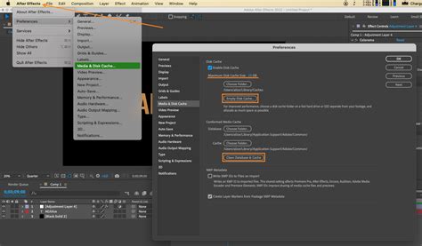 can i delete adobe after effects disk cache