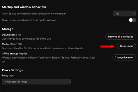 can i delete com spotify client cache