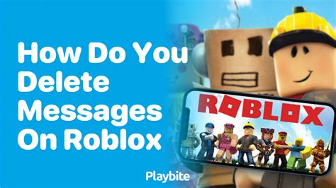 can i delete messages on roblox