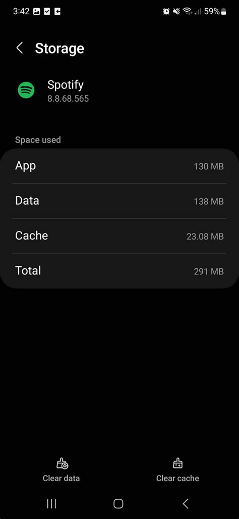 can i delete spotify cache data