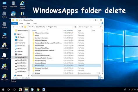 can i delete windows apps folder reddit