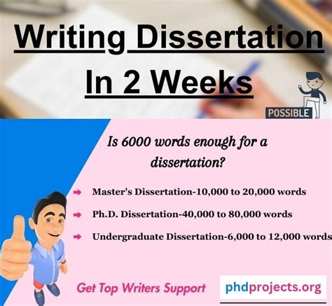 can i do a dissertation in 2 weeks