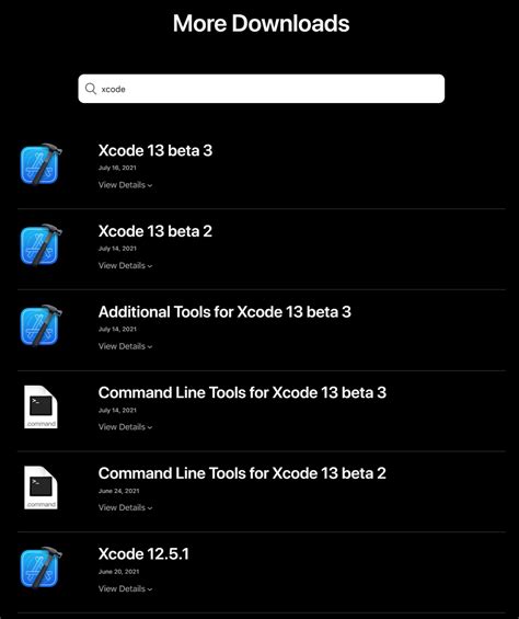 can i download an older version of xcode