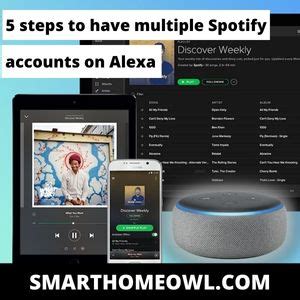 can i have multiple spotify accounts on alexa