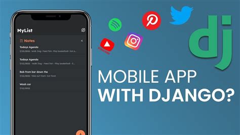 can i make mobile app with django