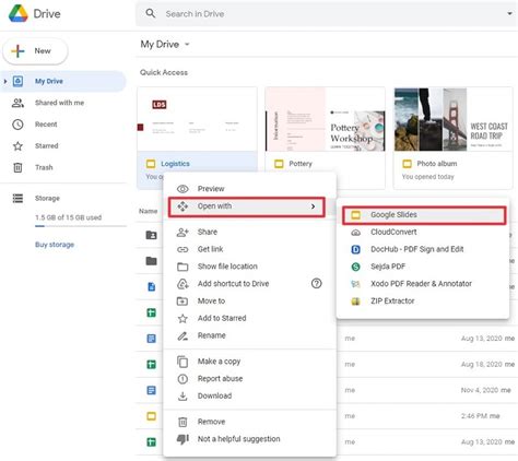 can i open a pptx file in google slides