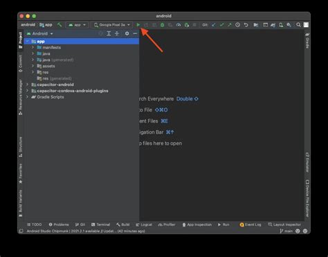 can i run ios on android studio