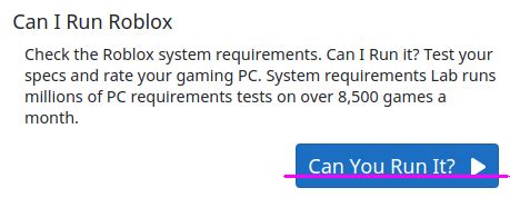can i run roblox on my pc