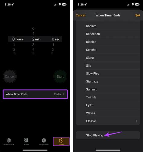 can i set a timer on spotify to turn off