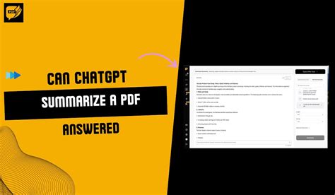 can i upload a pdf to chatgpt to summarize