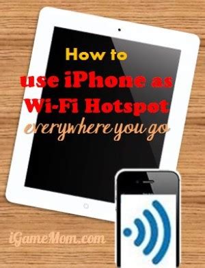 can i use iphone as wifi adapter