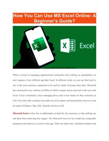 can i use microsoft excel online