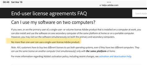 can i use my adobe license on multiple devices