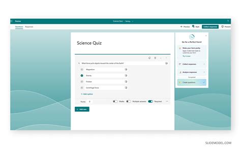 can microsoft forms be interactive
