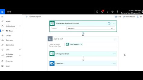 can microsoft forms connect to sharepoint list
