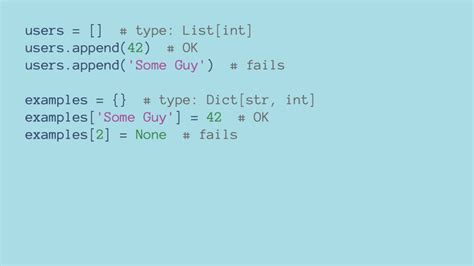 can python be statically typed