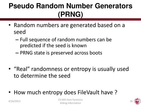 can random number generators be predicted