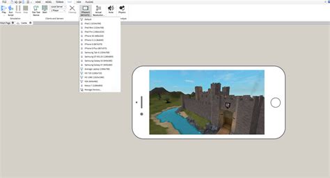 can roblox studio be used on phone