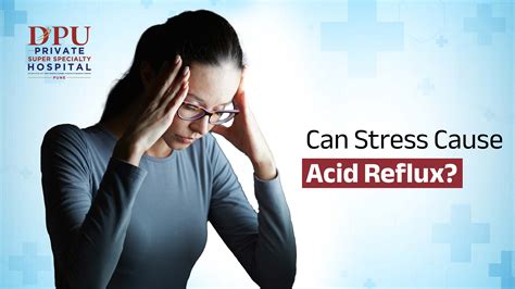 can stress affect reflux