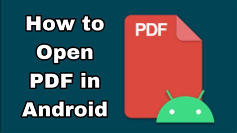 can t open pdf file on android