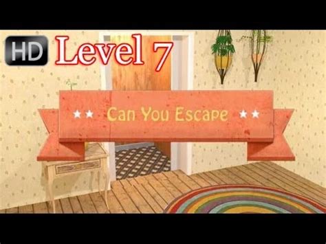 Can U Escape Level 7 Walkthrough