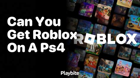 can u get roblox studio on ps4