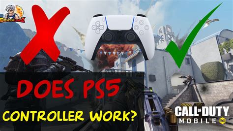 can u play cod mobile with ps5 controller