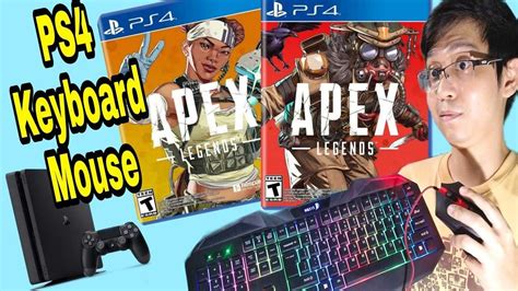 can u play keyboard and mouse on apex ps4