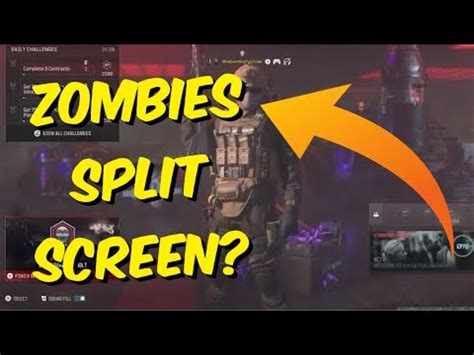 can u play split screen zombies on pc