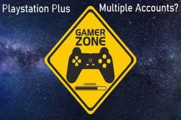 can u use playstation plus on multiple accounts