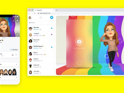 can use snapchat on browser on mobile.device
