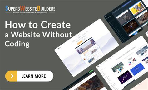 can we create website without coding