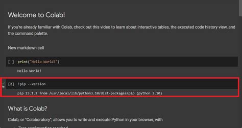 can we run python code in google colab