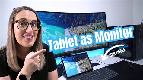 can we use android tablet as monitor