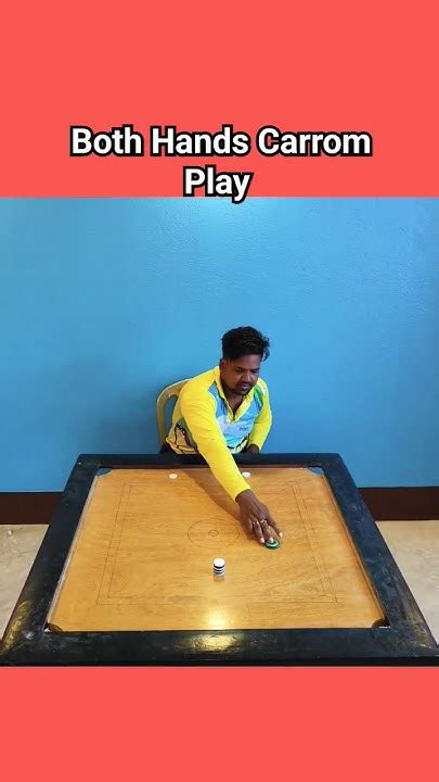 can we use both hands in carrom