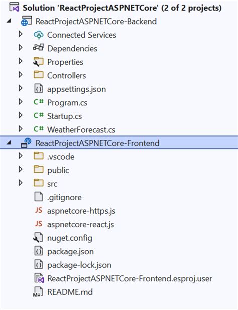 can we use react js in visual studio 2022