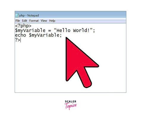 can we write php code in notepad